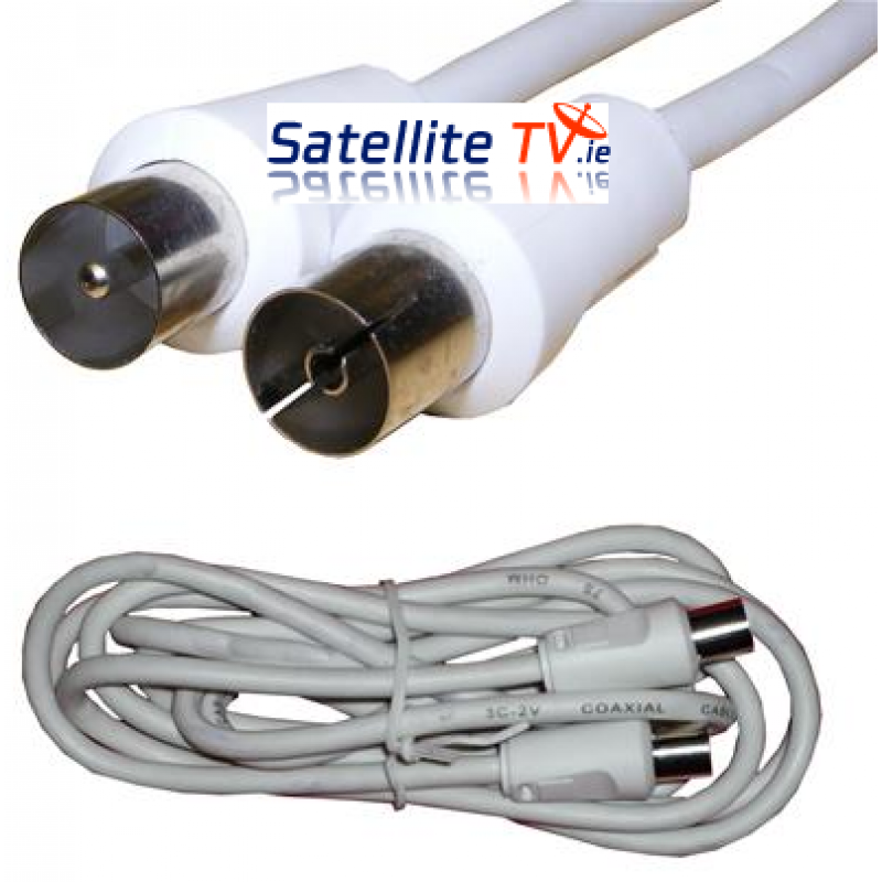 1.5m Video Lead ( Male to Female ) White 1.5m Video Lead ( Male to Female ) White