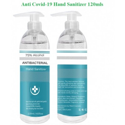 Hand Sanitizer - Anti-Covid19 - Anti-Virus - 120ml - 75%