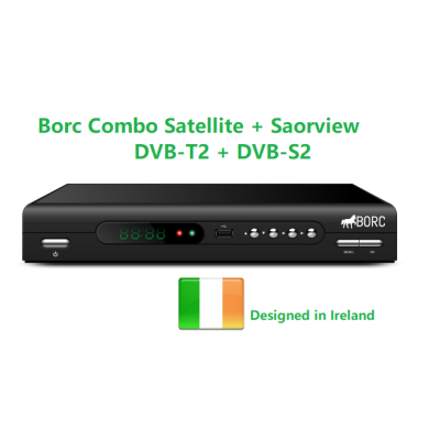 BORC Combo Saorview and Satellite HD Receiver