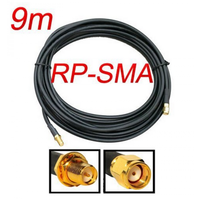2 x 9m RP-SMA Cables