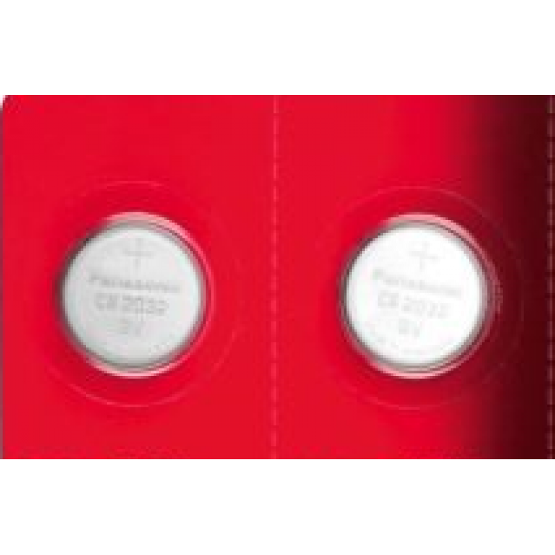 Panasonic CR2032 3V Lithium Coin Cell Batteries x 2