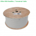 250m Roll of RG6 Satellite Cable in Black or White