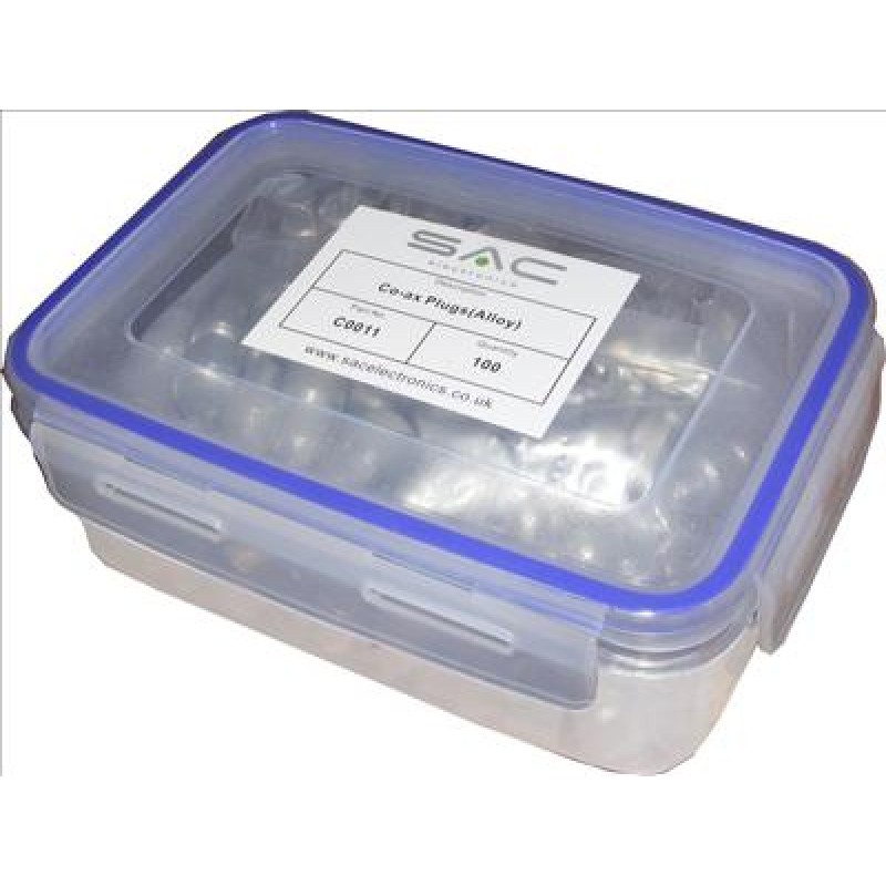 Coax Plug Male 100's