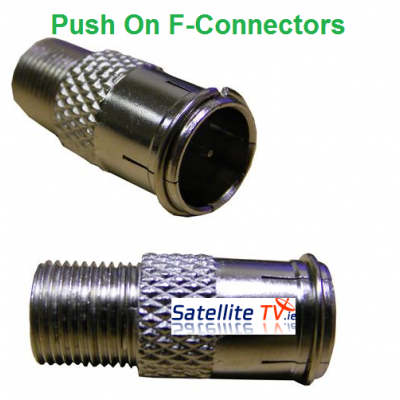 Push On Quick F-Connector