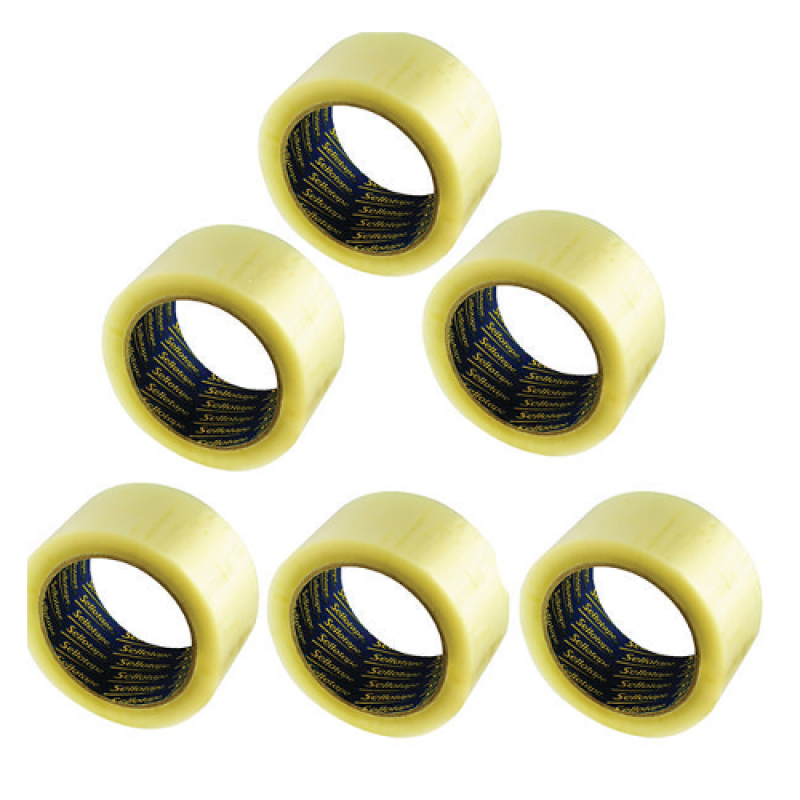 6 Rolls of Clear Packaging Tape