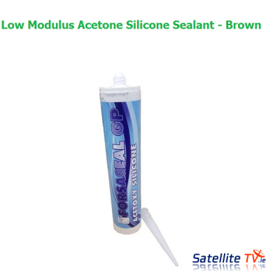 Low Modulus Acetone Silicone Sealant - Brown