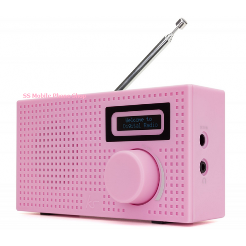 Kitsound Pixel DAB / FM Radio Pink Satellite TV Ireland, your free