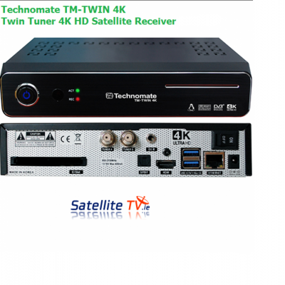 Technomate TM Twin 4K - Twin Tuner 4K UHD Satellite Receiver Technomate TM Twin 4K - Twin Tuner 4K UHD Satellite Receiver