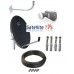 Technomate Zone 2 Satellite Dish + Quad LNB + 25m Twin Cable Kit Technomate Zone 2 Satellite Dish + Quad LNB + 25m Twin Cable Kit
