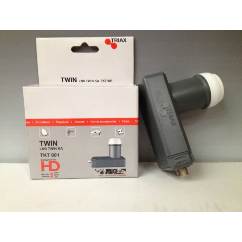 Triax Ka Band Twin LNB  ( ideal for Saorsat on 9east )