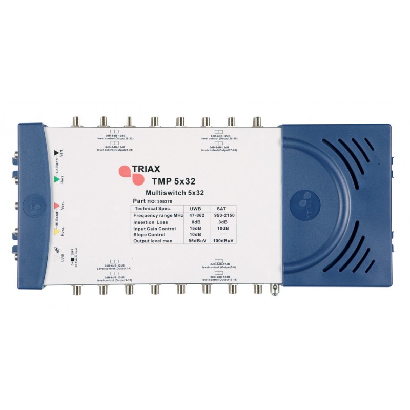 Triax TMP 5 X 32 Multiswitch Triax TMP 5 X 32 Multiswitch