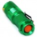 300 Lumens Zoom LED Flashlight - Green